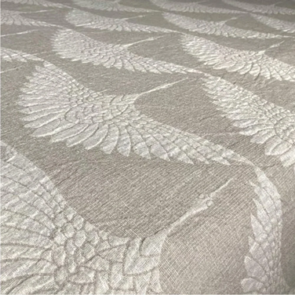 Genevieve Gorder Modern Feathered Flock Accent Pillow Gray/Tan Velvet Flock NEW - Picture 11 of 13